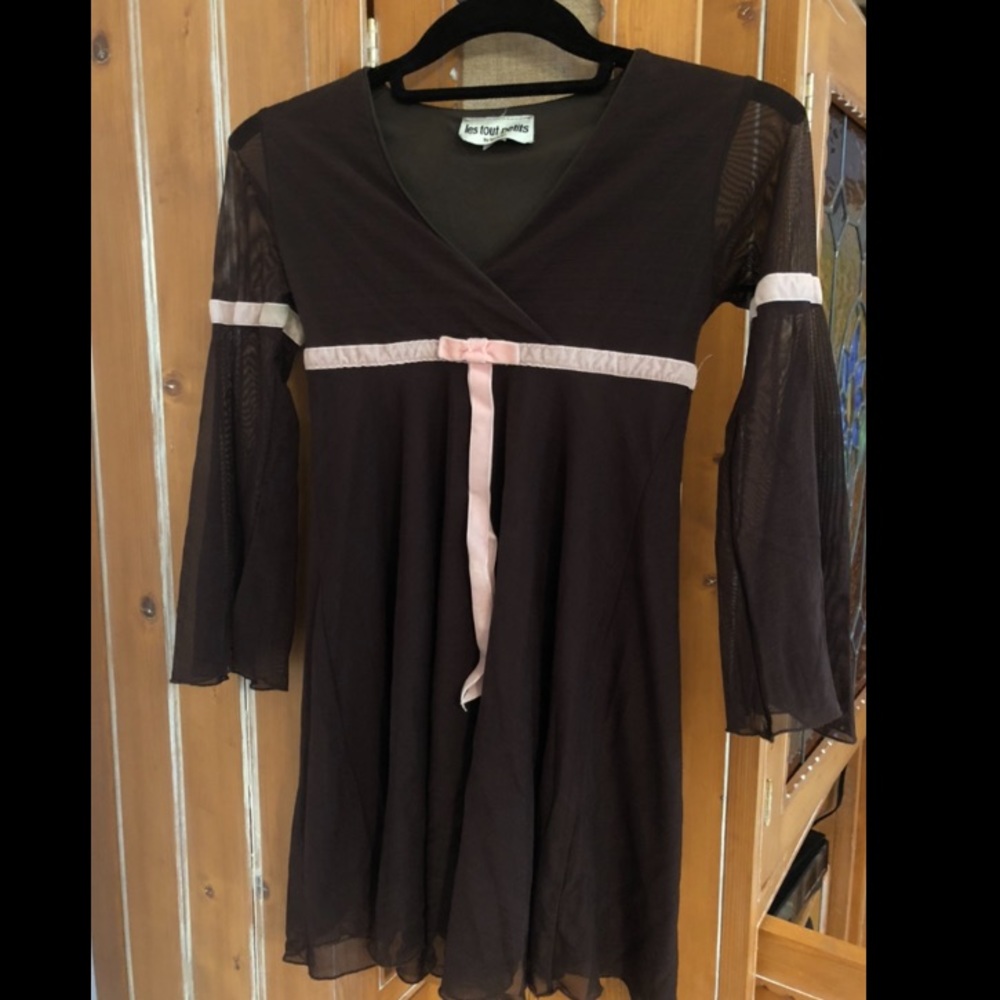 Les Tout Petits Brown Dress